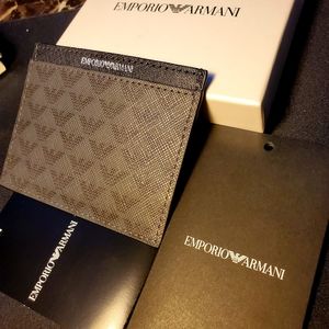 Emporio Armani Credit Card Holder Wallet